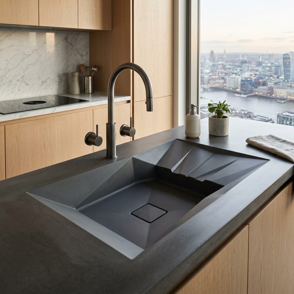 Jitonex Titanium Grey Kitchen Sink